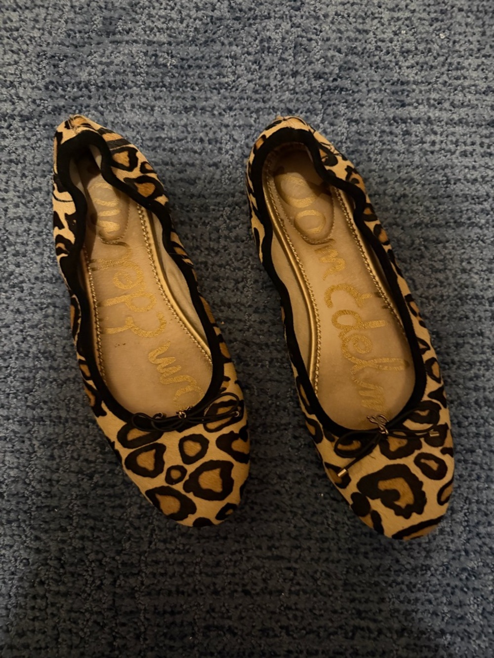 Sam Edelman Leopard Ballet Flats: Size 12